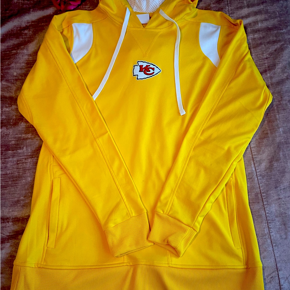 Yellow Kansas City Hooded Pullover -NWOT